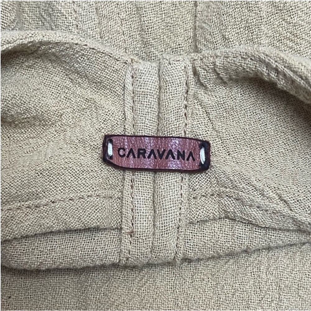 NWT Caravana Manak Versatile High Low Maxi Cotton & Leather Dress - Picture 10 of 11